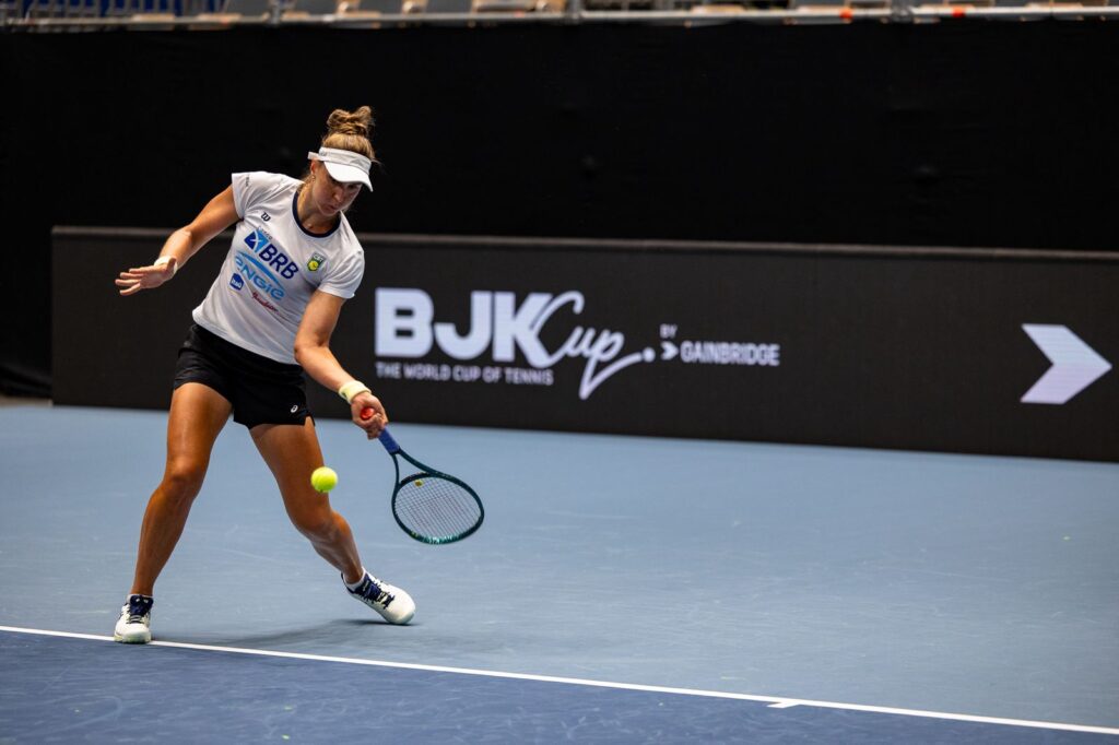 Time Brasil BRB realiza primeiros treinos em Ostrava para jogos dos Qualifiers da Billie Jean King Cup
