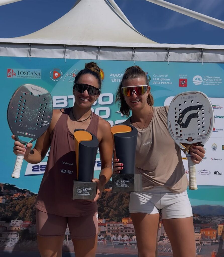 Marcela Vita e Giulia Trippa conquistam o título do BT200 Castiglione della Pescaia, na Itália