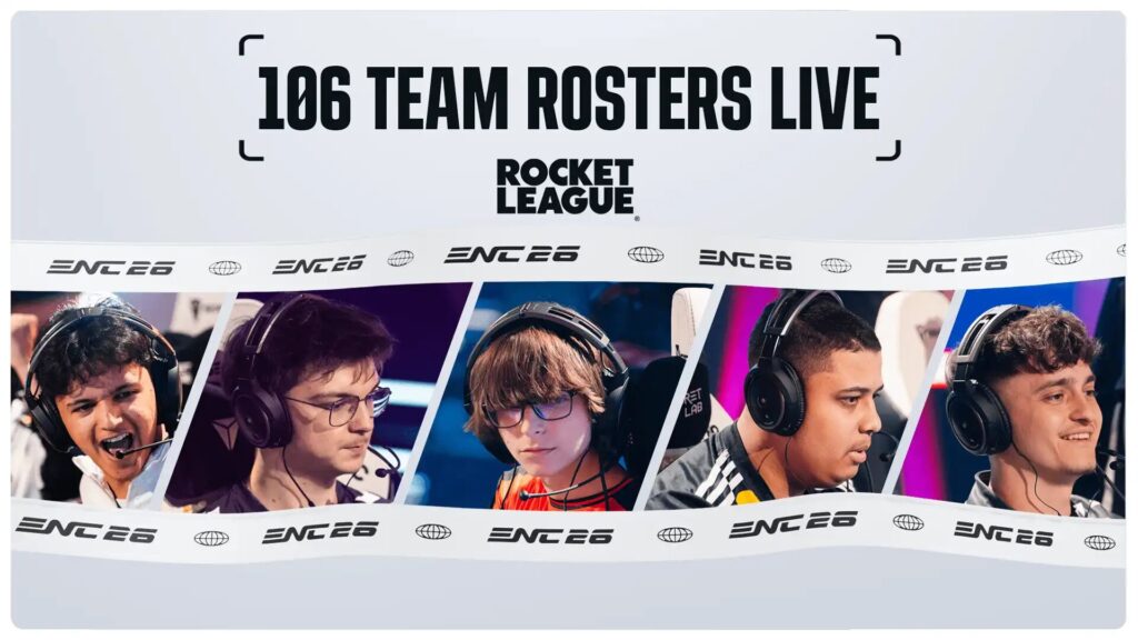 Brasil garante vaga direta no Rocket League da ENC 2026 após entrar no top 5 mundial